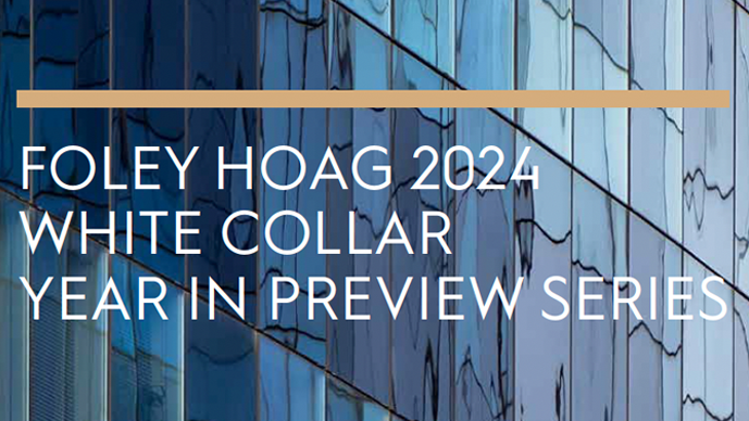Foley Hoag 2024 White Collar Year In Preview Series Page