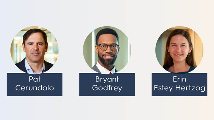 Foley Hoag Partners Pat Cerundolo, Bryant Godfrey and Erin Estey Hertzog Named Healthcare Department Co-Chairs Page