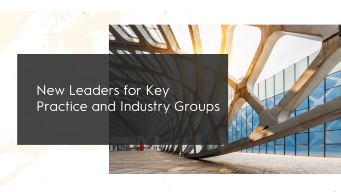Foley Hoag Names New Leaders for Key Practice and Industry Groups Page